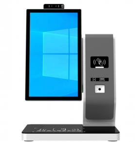 RFID inteligente biblioteca 21,5 pulgadas escritorio autoservicio mayt’asiwi ukhamaraki kutt’ayaña maquina RFID libro inducción llamkt’aña taqi kunasa mä maquina autoservicio estación