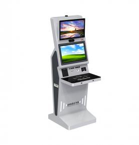 RFID ch’ikhi biblioteca vertical préstamo ukatxa kutt’ayaña maquina RFID ch’ikhi biblioteca inteligente libro maquina RFID doble pantalla autoservicio mayt’aña ukhamaraki kutt’ayaña maquina