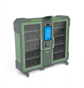 RFID inteligente biblioteca vertical tocamiento autoservicio mayt’asiwi ukatxa kutt’ayaña libronaka RFID autoservicio jan tripulado vending libronaka