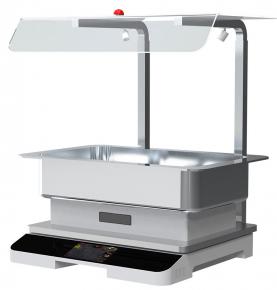 Smart catering 5,5 pulgadas inteligente balanza anti-saliva tapa inducción alarma qhana autoservicio inducción pesaje escaneo código asentamiento balanza