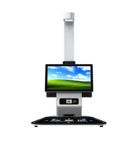 RFID ch’ikhi restaurante vertical doble pantalla manq’añ mesa AI análisis uñnaqa uñt’aña rápido inducción pesaje ch’ikhi asentamiento manq’añ maquina