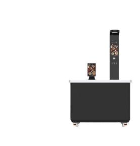 RFID ch’ikhi catering vertical manq’añ mesa AI análisis uñnaqa uñt’aña rápido inducción pesaje asentamiento escaneo AI asentamiento manq’añ maquina