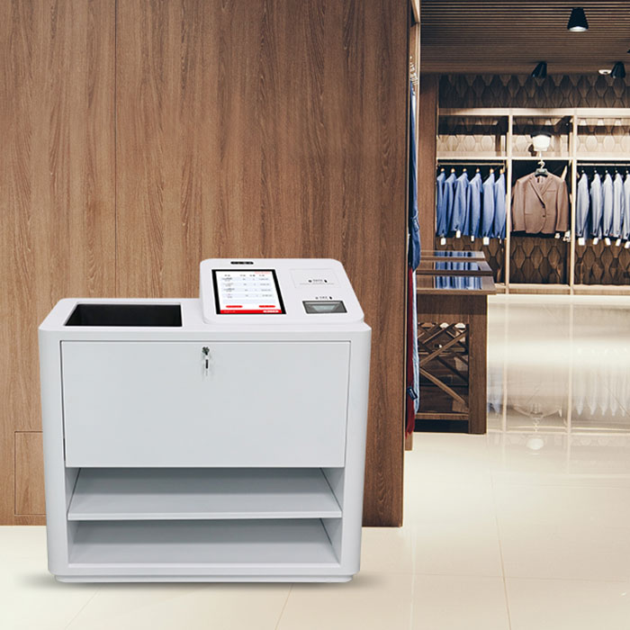 RFID equipment self-service unmanned cashier desktop book return all-in-one machine smart clothing library borrowing and settlement platform 6