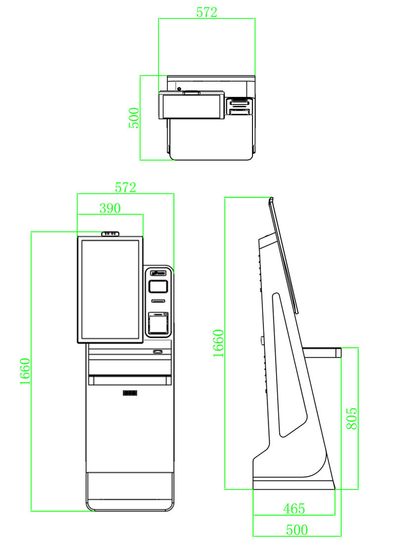 RFID Smart Library 27-inch Vertical Touch Self-service Book Borrowing and Returning Machine RFID Self-service Book Electronic Borrowing Machine