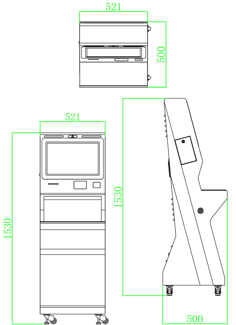 Smart library RFID vertical intelligent book lending and returning machine terminal RFID book self-service borrowing and returning book lending and reading machine
