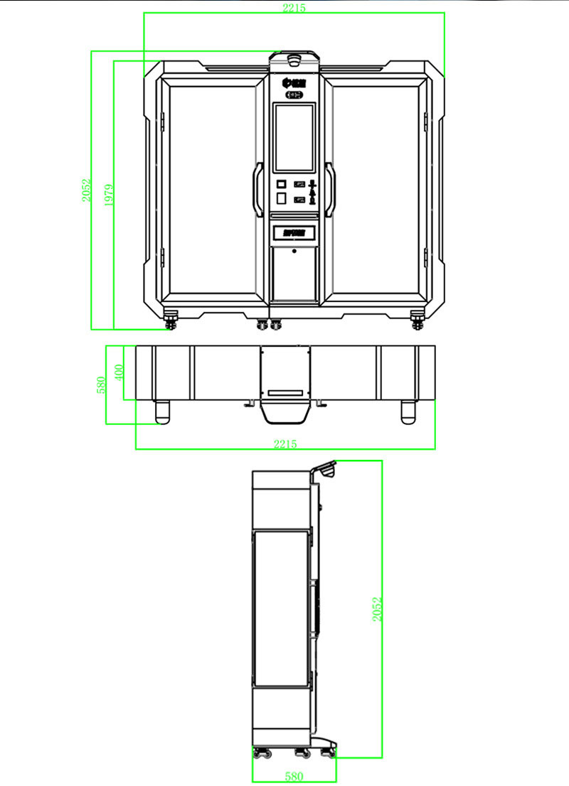 RFID smart library vertical touch self-service borrowing and returning bookcase RFID self-service unmanned vending bookcase