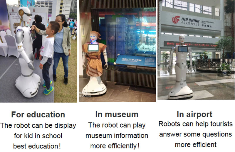 Humanoid Robots Intelligent Reception and Guidance Service Robot Educational Robot 6
